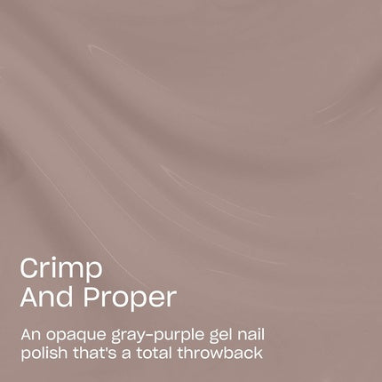 OPI GelColor Crimp and Proper Opaque Cool Neutral Purple Creme UV Cure Gel