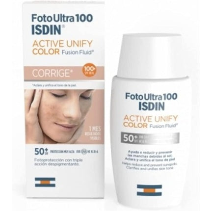 Isdin FotoUltra 100 Active Unify Color Dépigmentant SPF50+ 50 ml