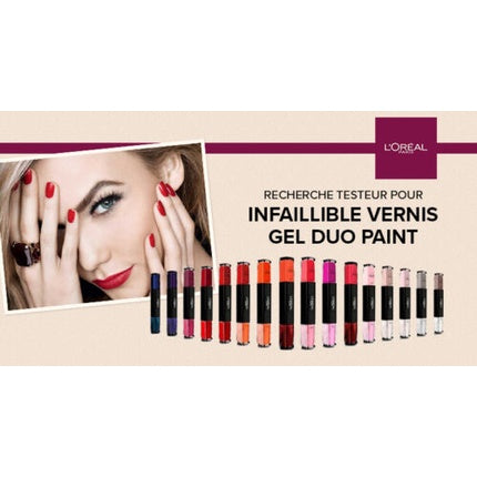 Loreal Paris Infallible 2in1 Duo Nail Polish 27 Miscellaneous Colors