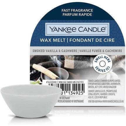Yankee Candle Smoked Vanilla & Cashmere Wax Melt