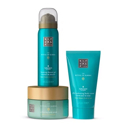 Rituals The Ritual Of Karma Body Cream Foaming Shower Gel And Body Scrub 70ml 50ml 125g