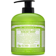 Dr. Bronner's Organic Sugar Soap Lemongrass Lime 710ml