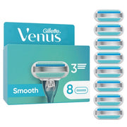Venus Gillette Venus Smooth Razor Blades For Women - Blue/White - 8 Pieces