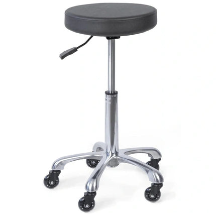 Shophair Shop Hair Tabouret Alpine Black With Wheels