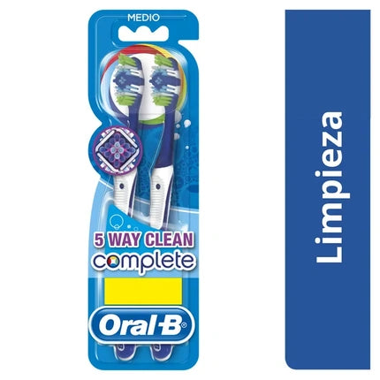 Oralb Complete Toothbrush Medium 2 Units