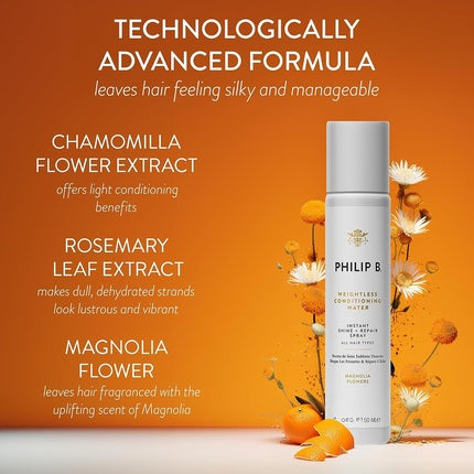PHILIP B Weightless Conditioning Water with Magnolia Flower 5.07oz 150ml