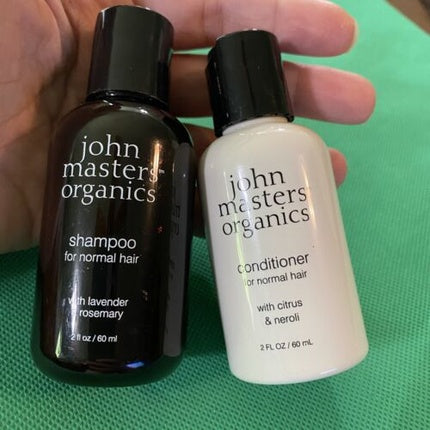 John Masters Normal Hair Shampoo & Conditioner Travel Size 2oz - New