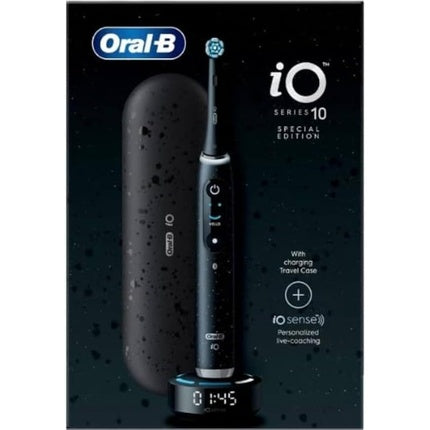 Oral-B iO 10 Special Edition Electric Toothbrush Black 1 Brush 1 Travel Case with Charger