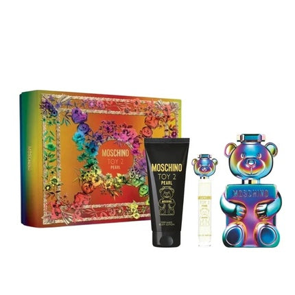 Moschino Toy 2 Pearl Set Eau De Parfum Spray 100ml Body Lotion 100ml Miniature Eau De Parfum Spray 10ml