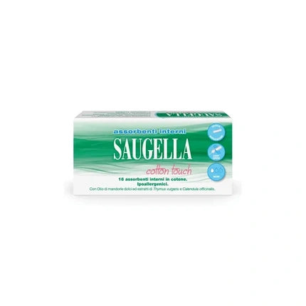 Meda Pharma Saugella Cotton Touch Normal Internal Absorbents - 16 Pieces