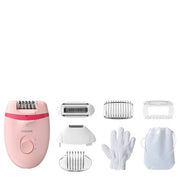 Philips Satinelle Essential Compact Depilator With Cable Pink Bre28500