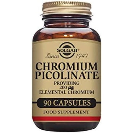 Solgar Chromium Picolinate 200mcg 90 Capsules