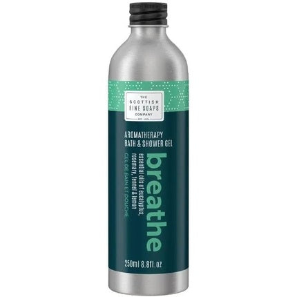 Scottish Fine Soaps Aromatherapy Breathe Bath & Shower Gel 250ml