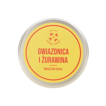 MYDLARNIA CZTERY SZPAKI Body Butter Starwort and Cranberry 150ml