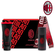 Ac Milan Milan Gift Set With Scarf, Deodorant 150ml, And Shower Gel 200ml