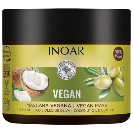 Inoar Vegan Masque 500g - Nourishing Hair Care Treatment