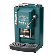 Faber Pro Deluxe Ese Pad Espresso Machine In British Green & Chrome