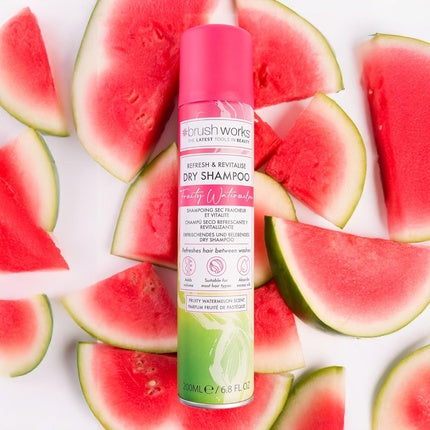 Brushworks Refresh & Revitalise Fruity Watermelon Dry Shampoo 200ml