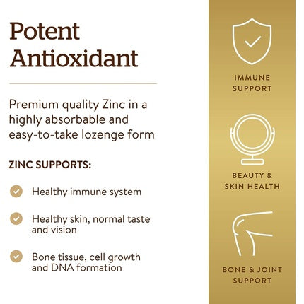 Solgar FLAVO-ZINK 50 Chewable Tablets