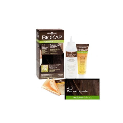 Biokap Nutricolor Delicato 400 Natural Chestnut Hair Dye 140 Ml