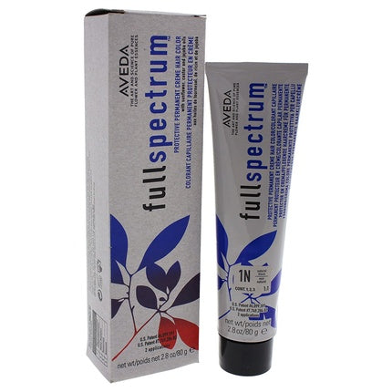 Aveda Full Spectrum Protective Permanent Creme Hair Color 80g 01N Natural Black