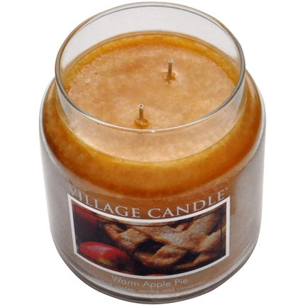 Village Candle Jar Candle, Warm Apple Pie Scent, Medium, 473 Ml