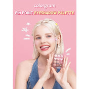 Colorgram Pin Point Eyeshadow Palette 01 Peach Coral Ultra-Blendable Matte