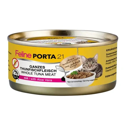 Porta21 Feline Whole Tuna With Aloe Vera - 156 G