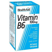 HealthAid Vitamin B6 100mg Tablets 90