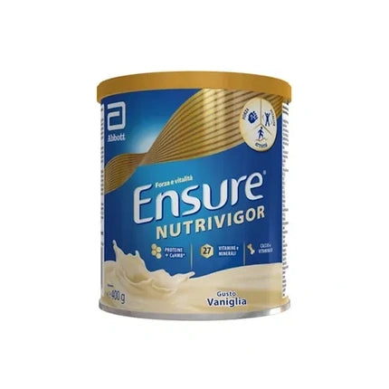 Abbott Ensure Nutrivigor Protein And Multivitamin Dietary Supplement For Muscles Bones And Joints Vanilla Flavor 400g