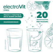 Activlab Electrovit Stress Effervescent Tablets with Electrolytes and Ashwagandha - Pack of 20