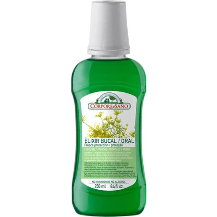 Corpore Sano Mouthwash Elixir 250ml With Myrrh Propolis And Fennel
