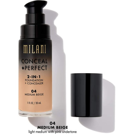 Milani Conceal + Perfect 2-in-1 Foundation + Concealer Medium Beige
