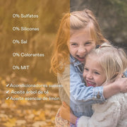 Laboratoires Valquer Preventive Biphase Conditioner for School Age Children Prevention of Lice with Tea Tree Oil Easy Combing 300ml