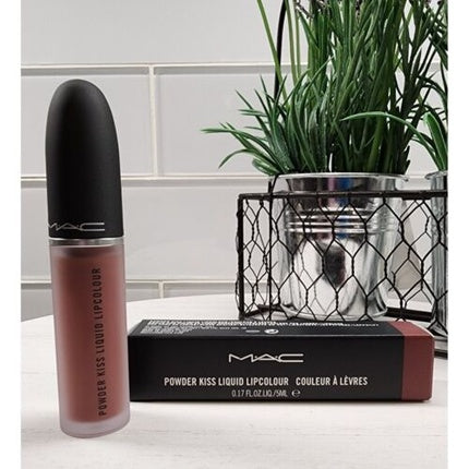 MAC Powder Kiss Liquid Lipcolor Over the Taupe 997 Full Size 0.17oz Lip Color