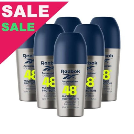 Reebok Men 48H Maximum Protection Roll-on Deodorant 50ml
