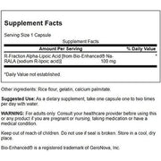 Swanson Ult R-Fraction Alpha Lip 100mg 60 Capsules