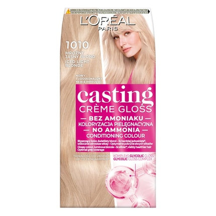 L'Oreal Casting Creme Gloss Hair Color 1010 Light Icy Blonde
