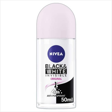 Nivea Invisible for Black & White Roll-On Deodorant 50ml