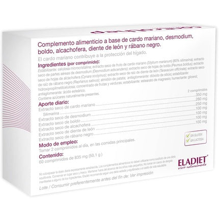 Nutricosmetics Eladiet Controlhep 60 Tablets