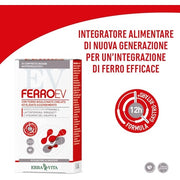 Erba Vita Ferro Ev Retard Iron Food Supplement with Gastro Tablet