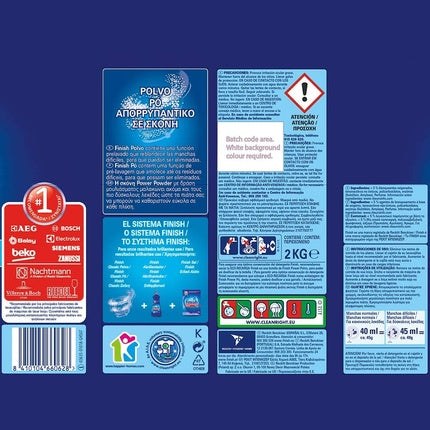 Finish Calgonit-Polvere Detergent Lavastoviglie-2 Kg