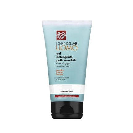 Dermolab Uomo Face Cleansing Gel for Sensitive Skin with Aloe Vera 150ml