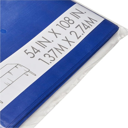 Unique Party Navy Blue Plastic Tablecloth 9ft x 4.5ft