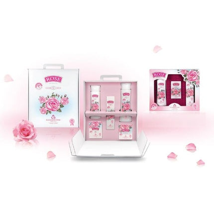 Rose Original Gift Set for Women 5 Pieces with 100% Natural Rose Oil