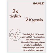 HAWLIK Polyporus Extract Capsules with Vitamin C 60 Capsules