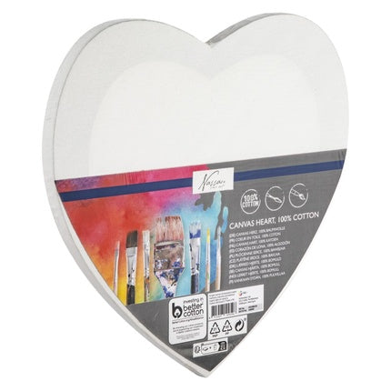 Nassau Canvas Heart - 29cm, 100% Cotton