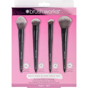 Brushworks Buff and Blend Face Set