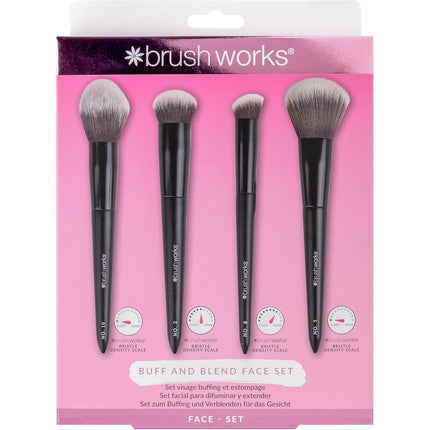 Brushworks Buff and Blend Face Set
