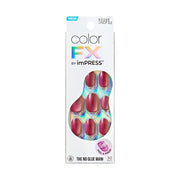 Kiss Self-Adhesive Nails Impress Color Fx Walk Out - 30 Pieces